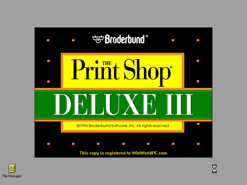 Print Shop Deluxe III - Splash